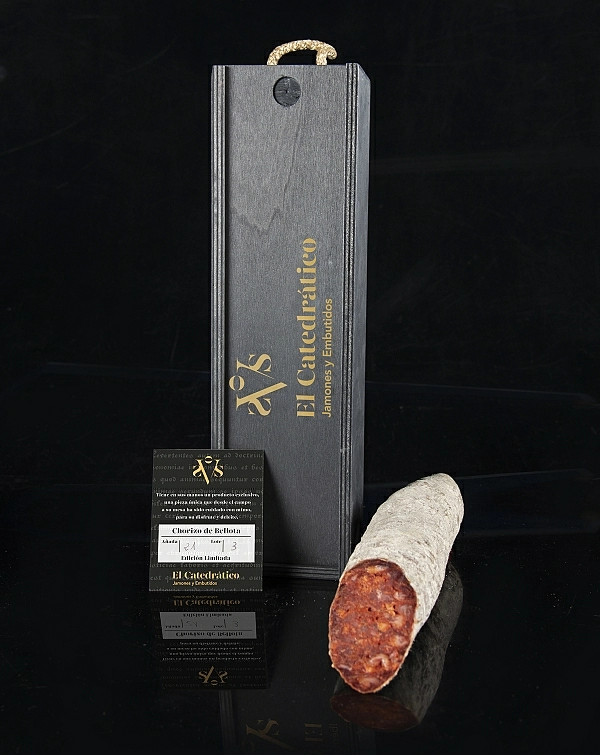 100% Chorizo Iberico Bellota (In scatola di legno)